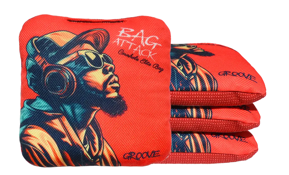 Sacs de cornhole Pro de compétition modèle Groove de Bag Attack