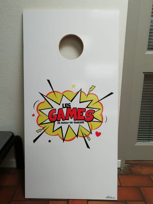 Cornhole personnalisé Les Games de Civray de Touraine