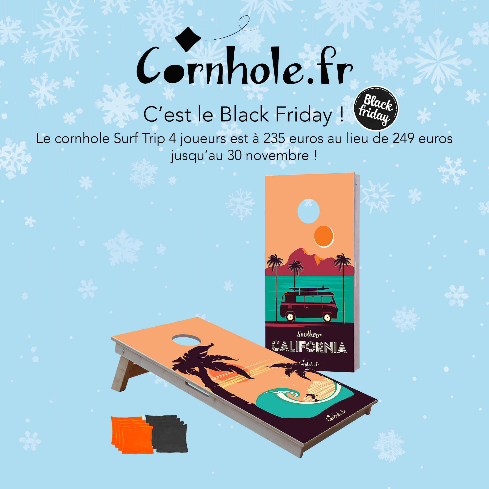 C'est le blackfriday sur cornhole.fr