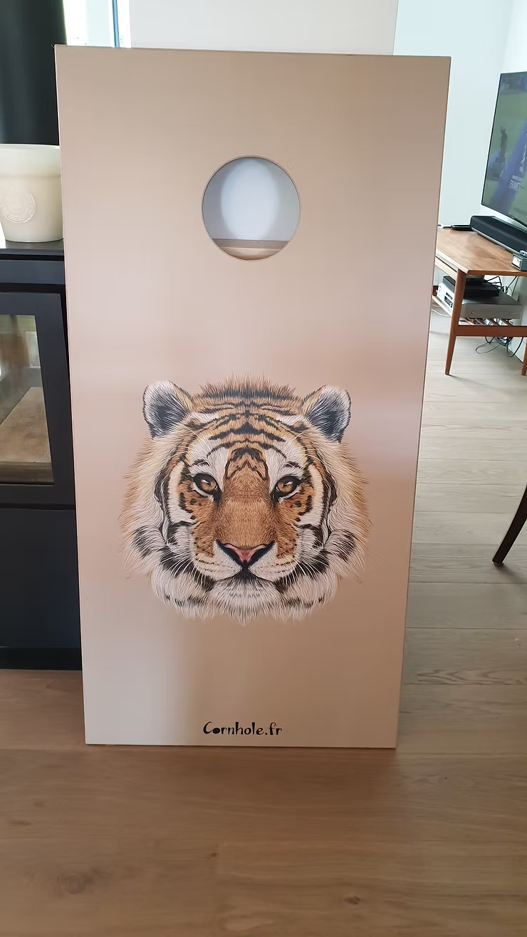 Decorate your home with your cornhole boards ;-)