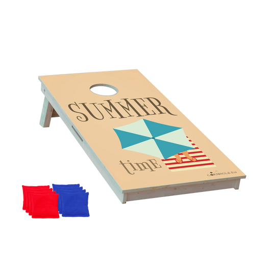 cornhole pastèque et hello summer, vue de face