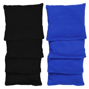 8 sacs de cornhole 2 couleurs au choix, vue de face